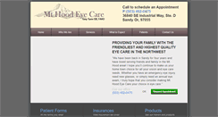 Desktop Screenshot of mthoodeyecare.com